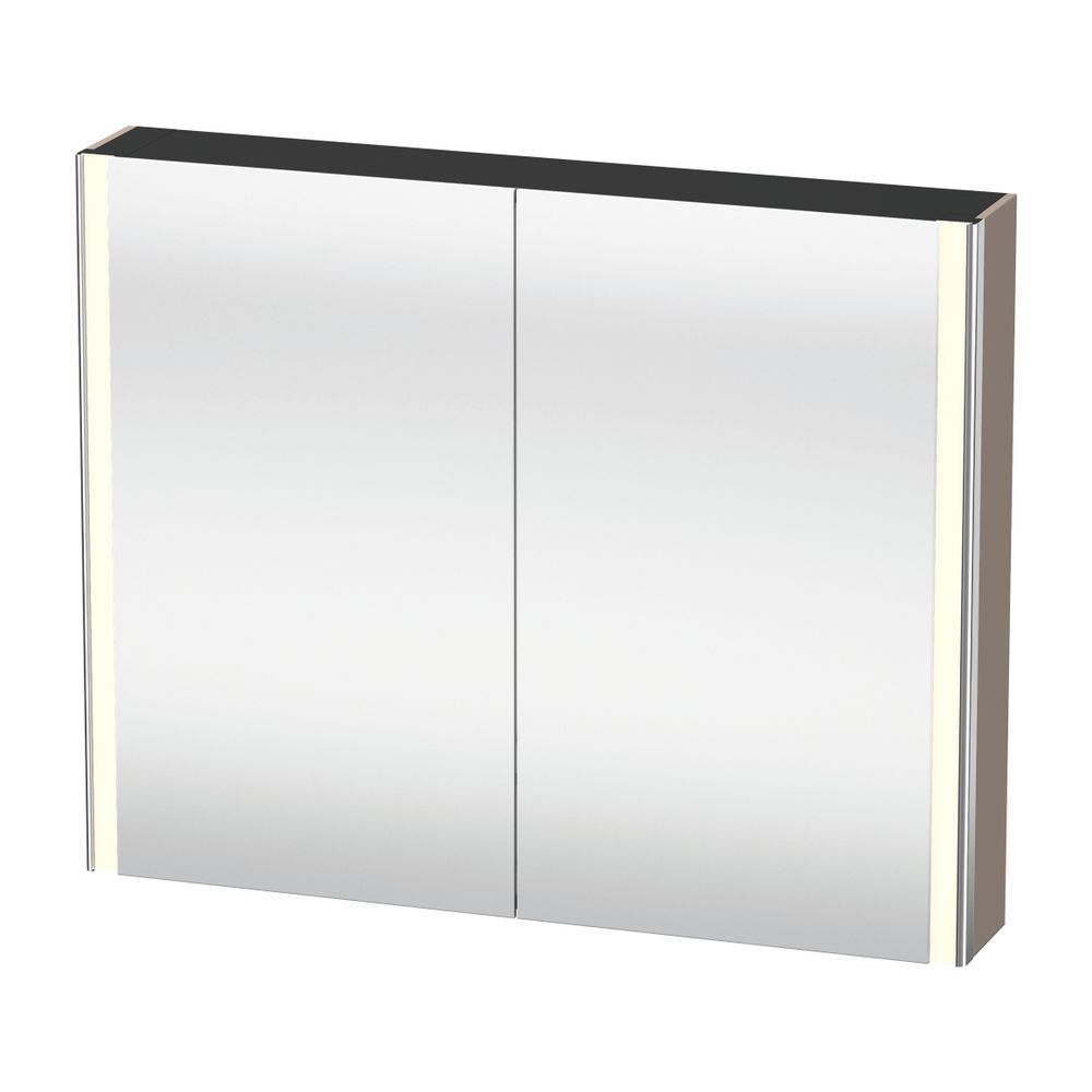 Duravit XSquare Spiegelschrank Wandmontage 155x1000x800mm, Basalt, 2 Türen L/R... DURAVIT-XS7113043432000 4063382612052 (Abb. 1)