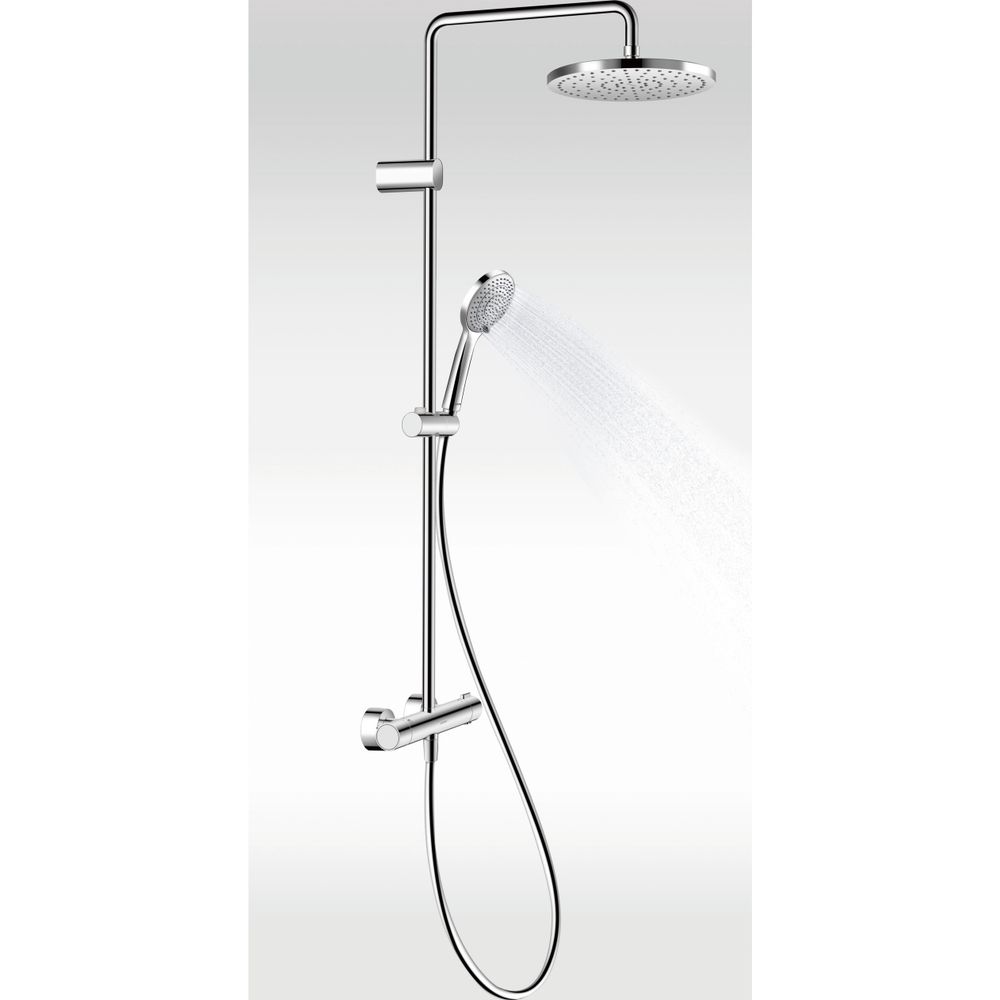 Duravit Shower Systems Duschsystem Chrom HG, Thermostat, Kopfbrause 250mm, 14,5l/... DURAVIT-TH4280008010 4067116113679 (Abb. 2)