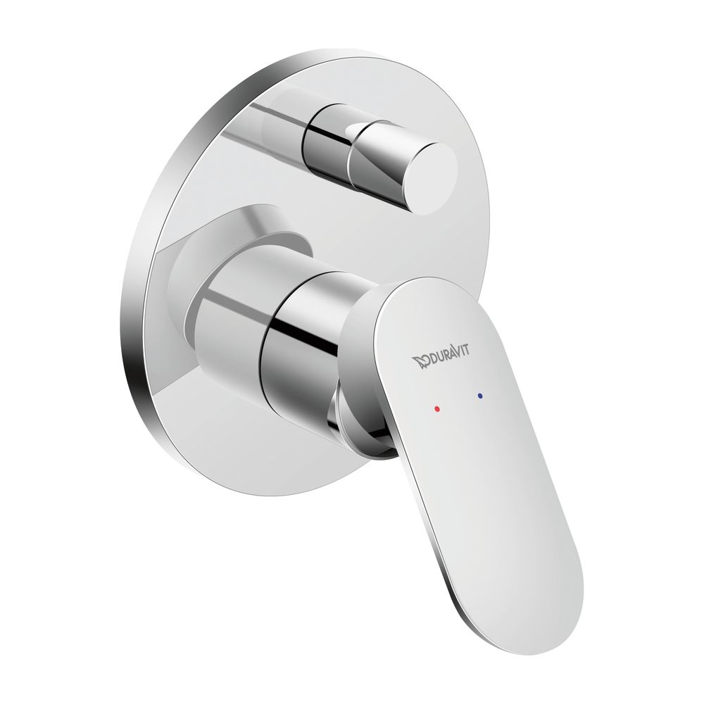 Duravit Wave Einhebelmischer Unterputz Set, 2 Verbraucher, Chrom, 24l/min, Rosett... DURAVIT-WA4210008010 4067116105605 (Abb. 2)