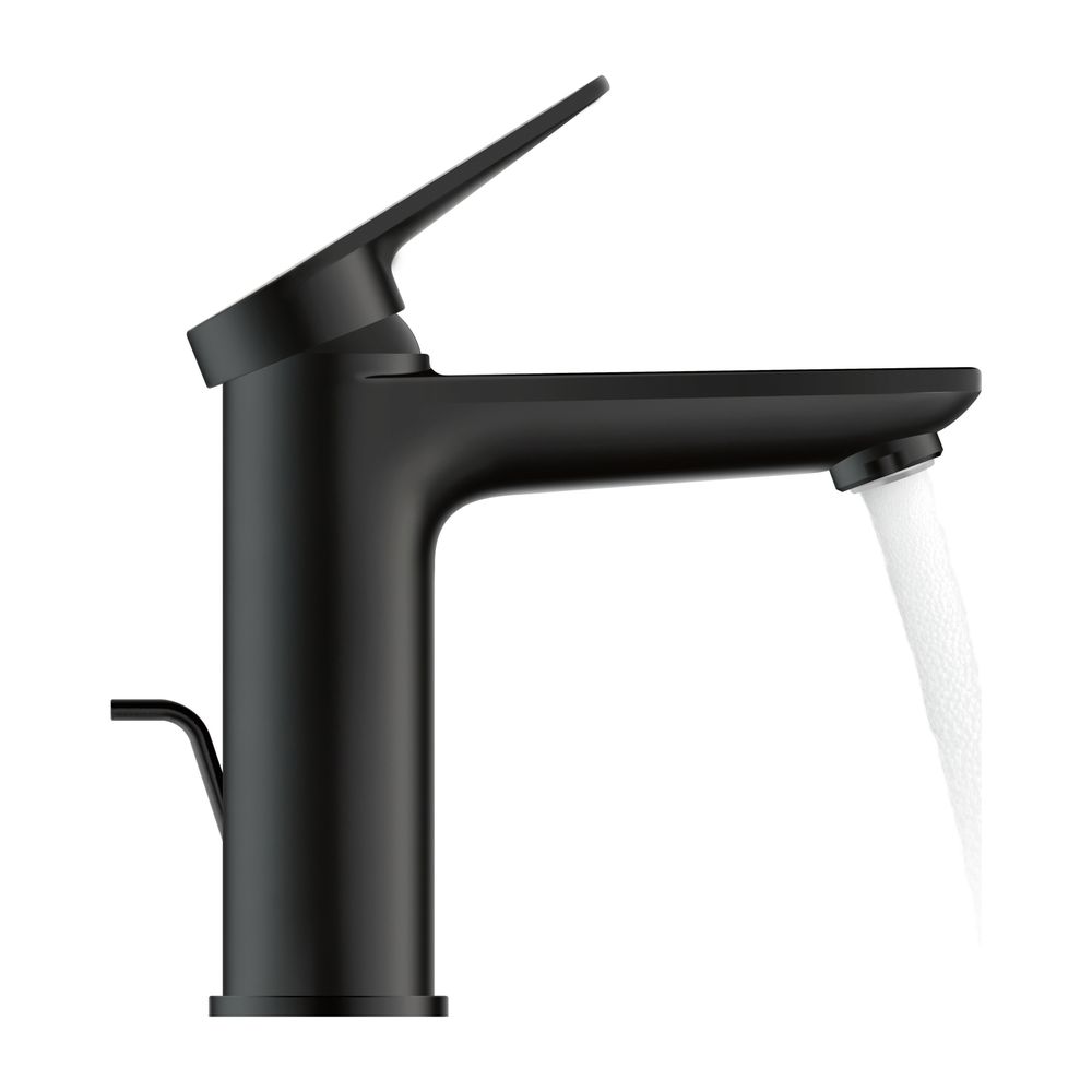 Duravit Wave Einhebel-Waschtischmischer M, Mattschwarz, 5l/min, Hebelgriff, mit G... DURAVIT-WA1020001046 4067116105230 (Abb. 1)