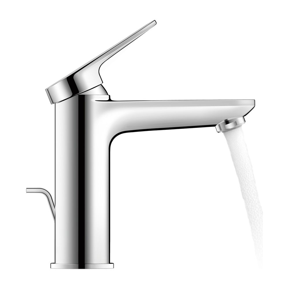 Duravit Wave Einhebel-Waschtischmischer M MinusFlow, Chrom, 3l/min, Hebelgriff, m... DURAVIT-WA1022001010 4067116105322 (Abb. 1)