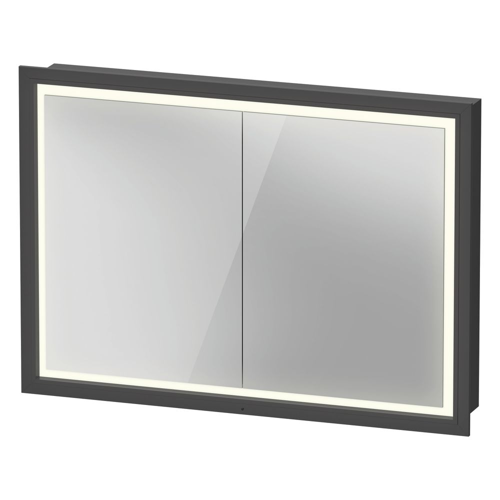 Duravit L-Cube Spiegelschrank Einbau 155x1000x700mm, Graphit, 2 Türen L/R, 2 G... DURAVIT-LC7652049492000 4067116102284 (Abb. 4)