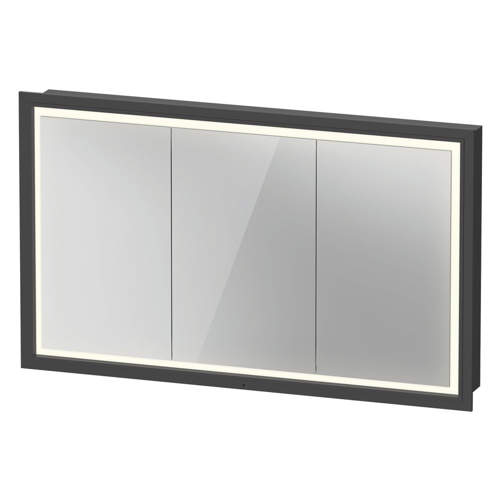 Duravit L-Cube Spiegelschrank Einbau 155x1200x700mm, Graphit, 3 Türen L, 4 Gla... DURAVIT-LC7653049492000 4067116103496 (Abb. 4)