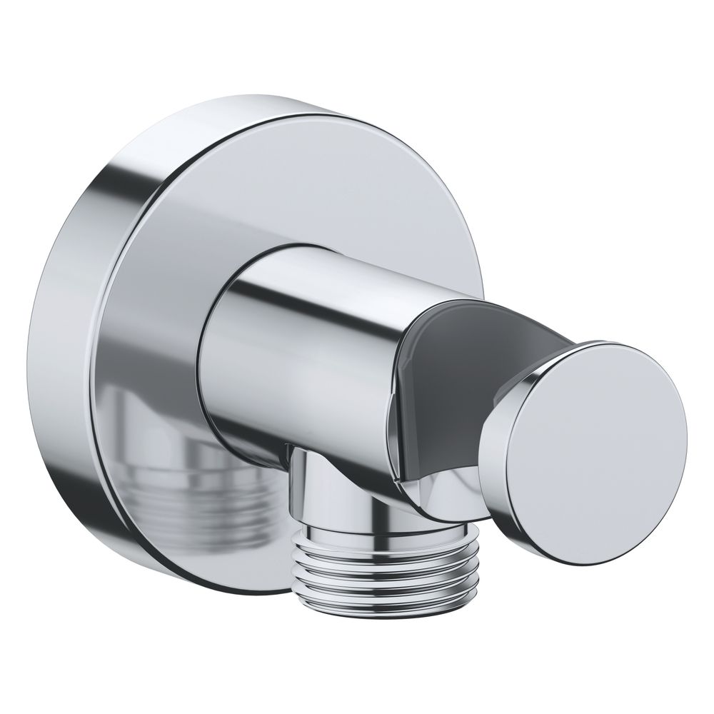Duravit Wandanschlussbogen 55x102mm, Rund, Chrom, Rosette rund, Rückflussverhinde... DURAVIT-UV0630009010 4063382938152 (Abb. 7)
