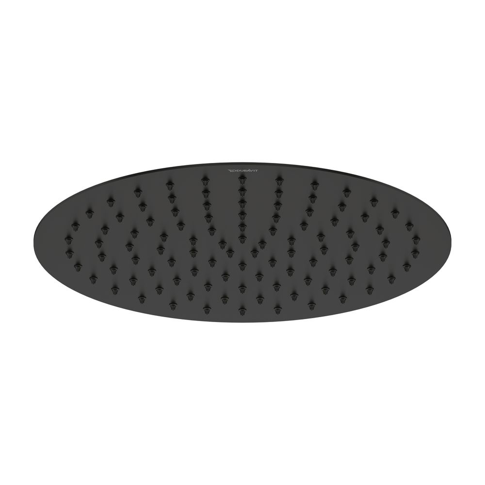 Duravit Kopfbrause, Mattschwarz, Edelstahl, Rund, d. Kopfbrause 300mm, 25, 5l/min... DURAVIT-UV0660020046 4067116002317 (Abb. 1)