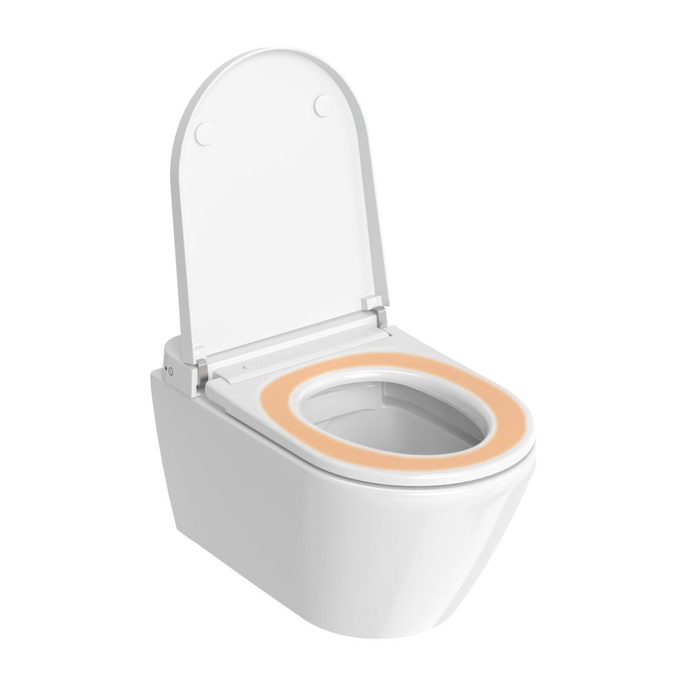 Duravit SensoWash D-Neo Kompakt Dusch-WC aus Thermoplast 580x375x405mm, wandhä... DURAVIT-654000012004300 4067116005141 (Abb. 4)