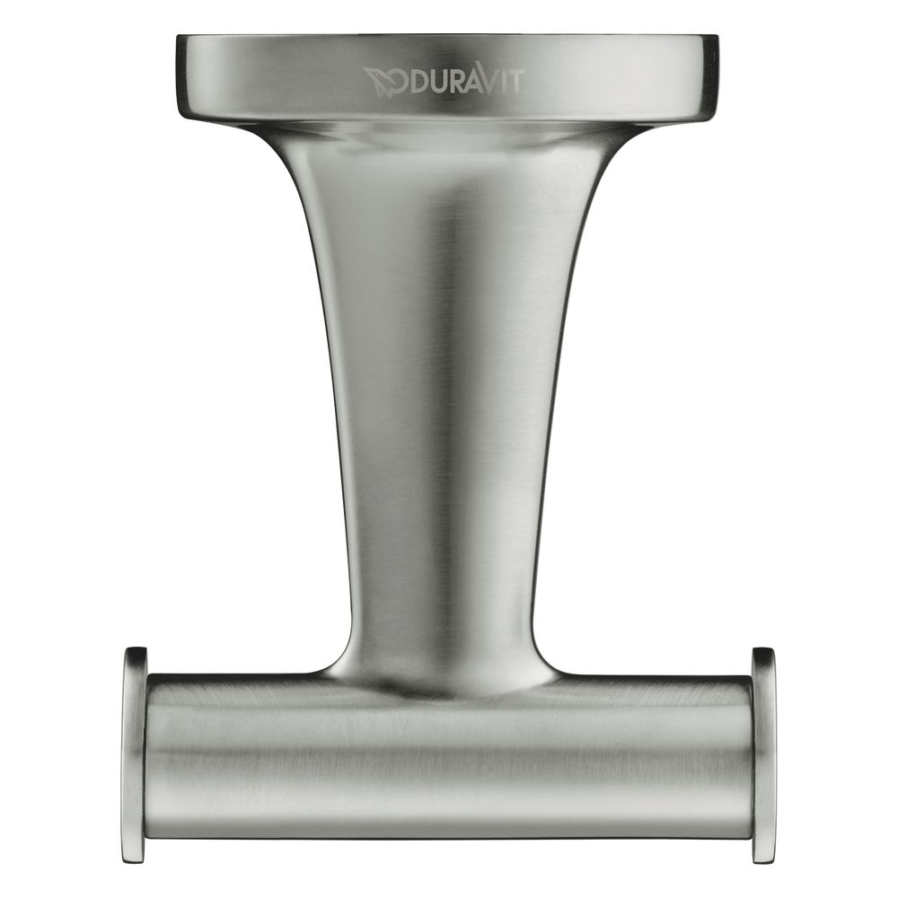 Duravit Starck T Handtuchhaken 76x60x50mm, Edelstahl gebürstet... DURAVIT-0099307000 4067116086768 (Abb. 4)