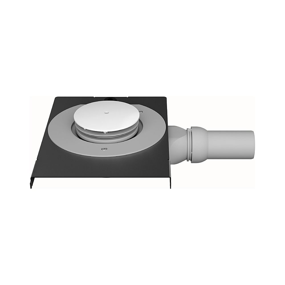 Duravit Ablauf für Tempano Duschwannen, Weiß glänzend, waagerecht, Sperrwasser... DURAVIT-791283000000000 4053424888200 (Abb. 1)