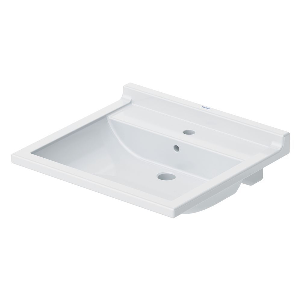 Duravit Starck 3 Waschtisch 545x600x200mm wandhäng., Weiß Hochglanz, Rechteckig, 1 ... DURAVIT-0309600000 4021534318245 (Abb. 4)