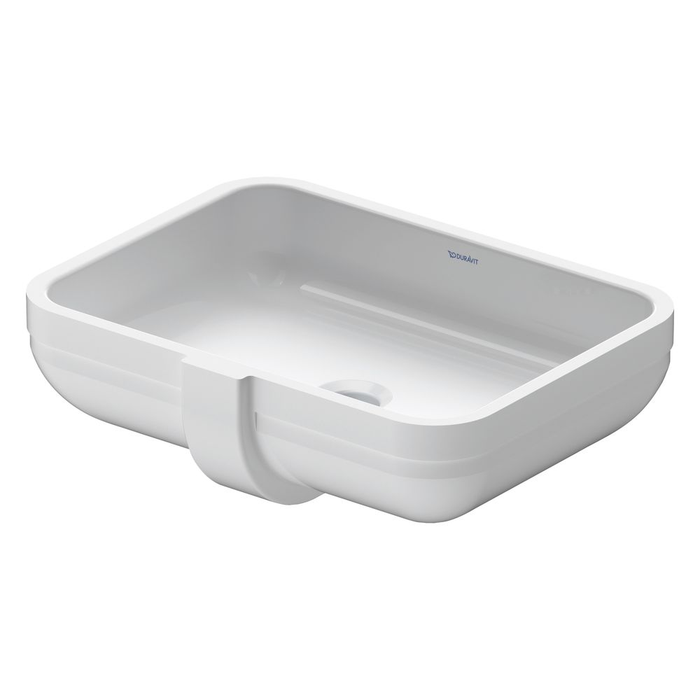 Duravit Happy D.2 Einbauwaschtisch 385x520x170mm, Weiß Hochglanz, WonderGliss, ohn... DURAVIT-04574800001 4021534286094 (Abb. 3)