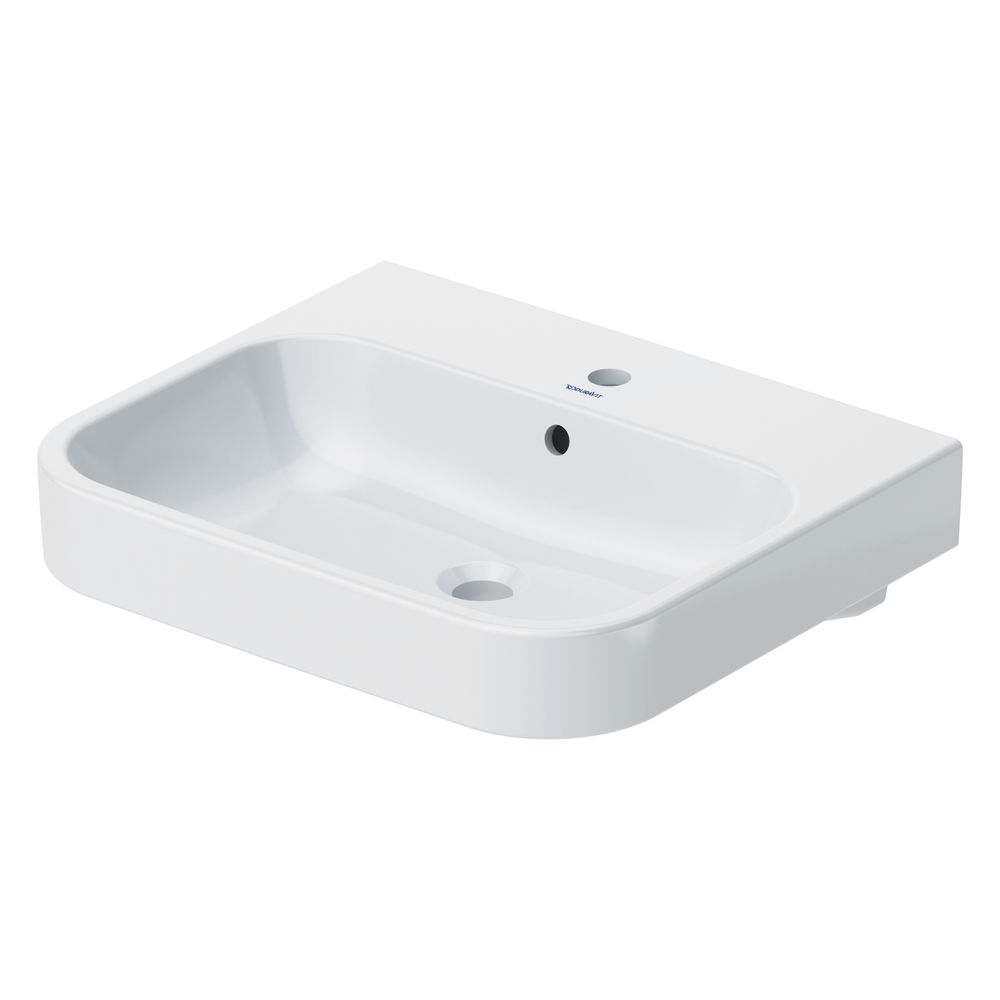 Duravit Happy D.2 Waschtisch 505x600x170mm, Weiß Hochglanz, Rechteckig, 1 Waschplat... DURAVIT-2318600000 4053424119502 (Abb. 5)