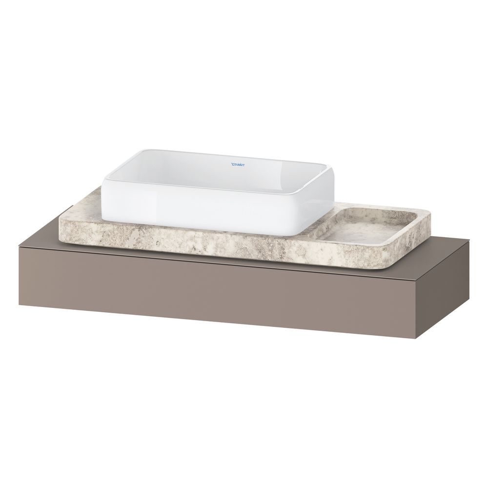Duravit Qatego Konsole 480x1200-2000x170mm, 1 Ausschnitt/Waschplatz, Basalt Ma... DURAVIT-QA4699043430000 4067116204643 (Abb. 6)