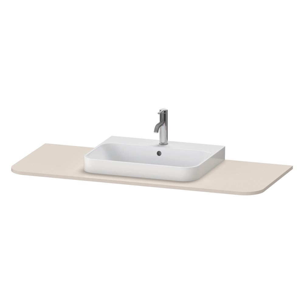 Duravit Happy D.2 Konsole 550x1300x16mm, 1 Ausschnitt/Waschplatz, Taupe SM, ohne K... DURAVIT-HP031KM8383 4067116022612 (Abb. 4)