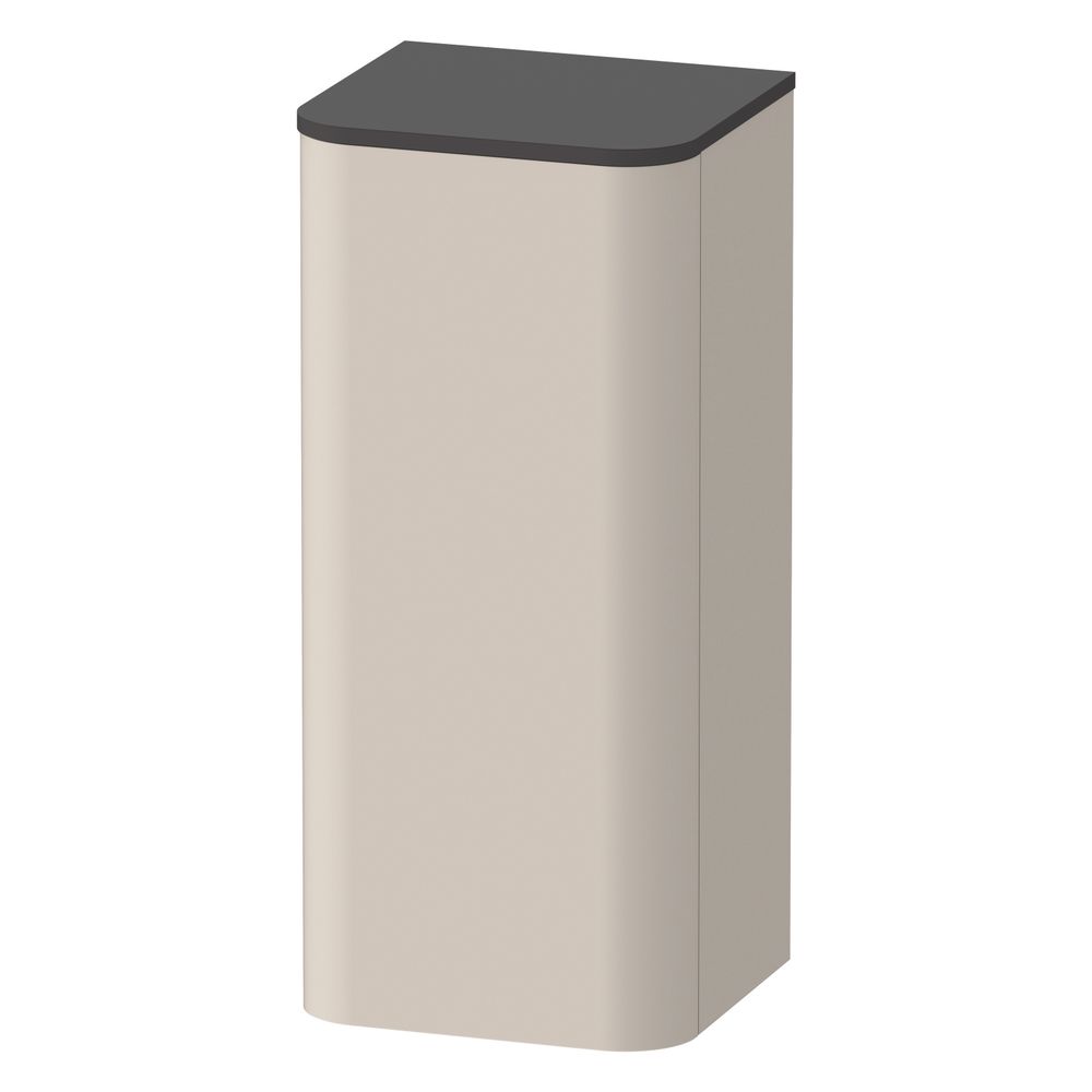 Duravit Happy D.2 Halbhochschrank, Lack 360x400x880mm Taupe SM, 1 Tür L, 2 Glasfac... DURAVIT-HP1260L8383 4067116018936 (Abb. 3)