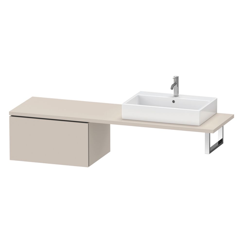 Duravit L-Cube Unterschrank für Konsole Dekor, 547x720x400mm, 1 Auszug, Taupe SM, ... DURAVIT-LC585408383 4067116009842 (Abb. 4)