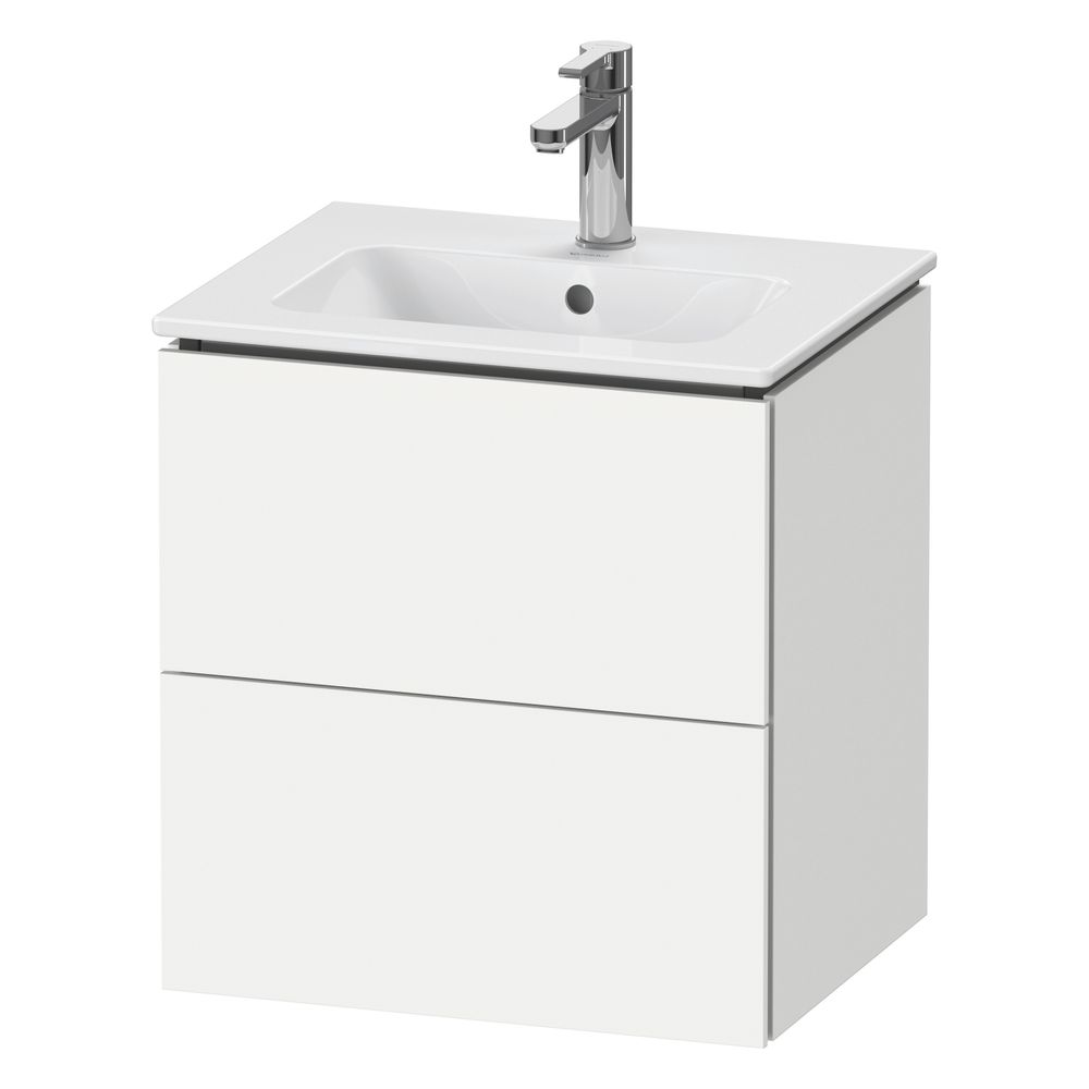 Duravit L-Cube Waschtischunterbau wandh. 421x520x550mm Compact, Weiß SM, Grifflos,... DURAVIT-LC621808484 4067116015515 (Abb. 4)