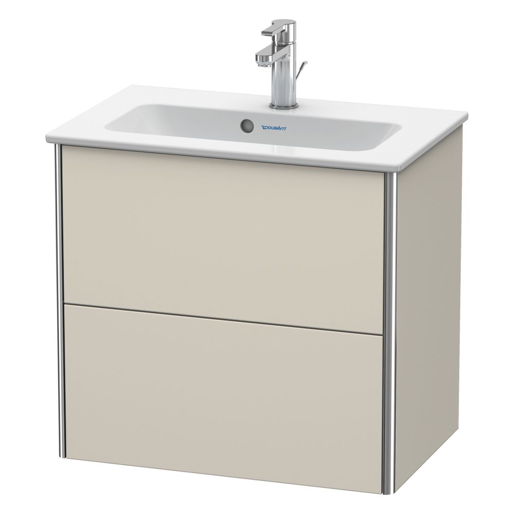 Duravit XSquare Waschtischunterbau wandhäng. 388x610x560mm Compact, Taupe SDM, Gri... DURAVIT-XS416508383 4067116059175 (Abb. 4)