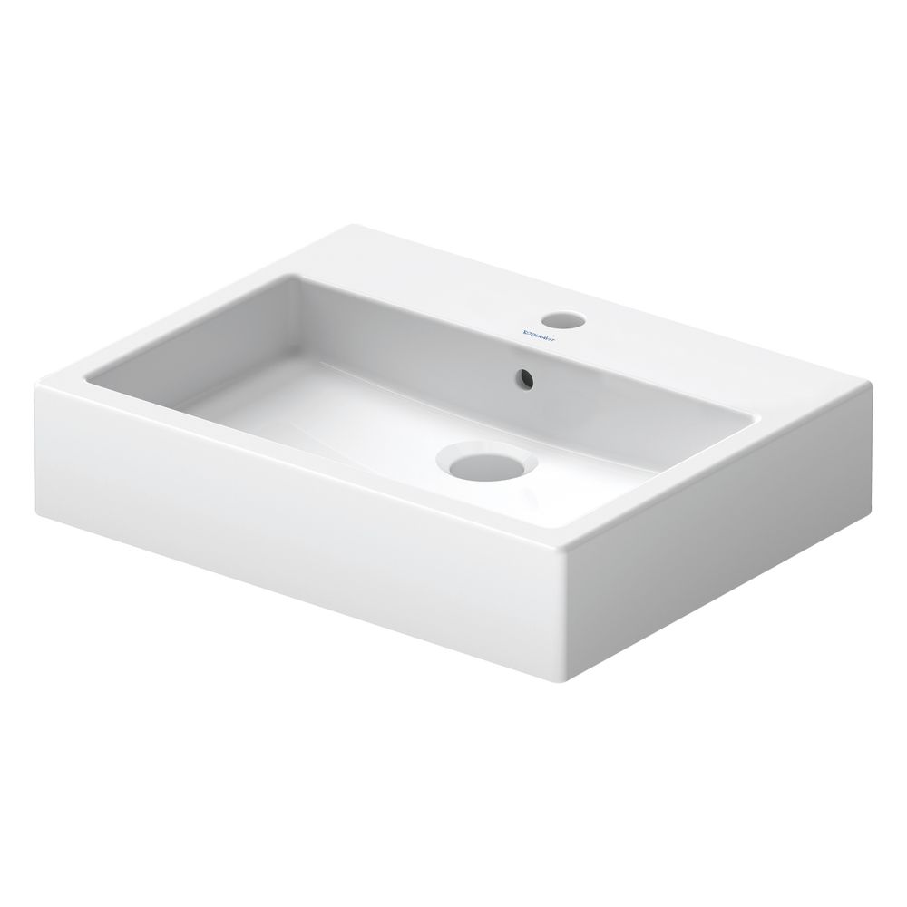 Duravit Vero Aufsatzbecken 595mm, Weiß Hochglanz, Rechteckig, mit HLB, mit Überlauf... DURAVIT-0452600000 4021534346279 (Abb. 4)