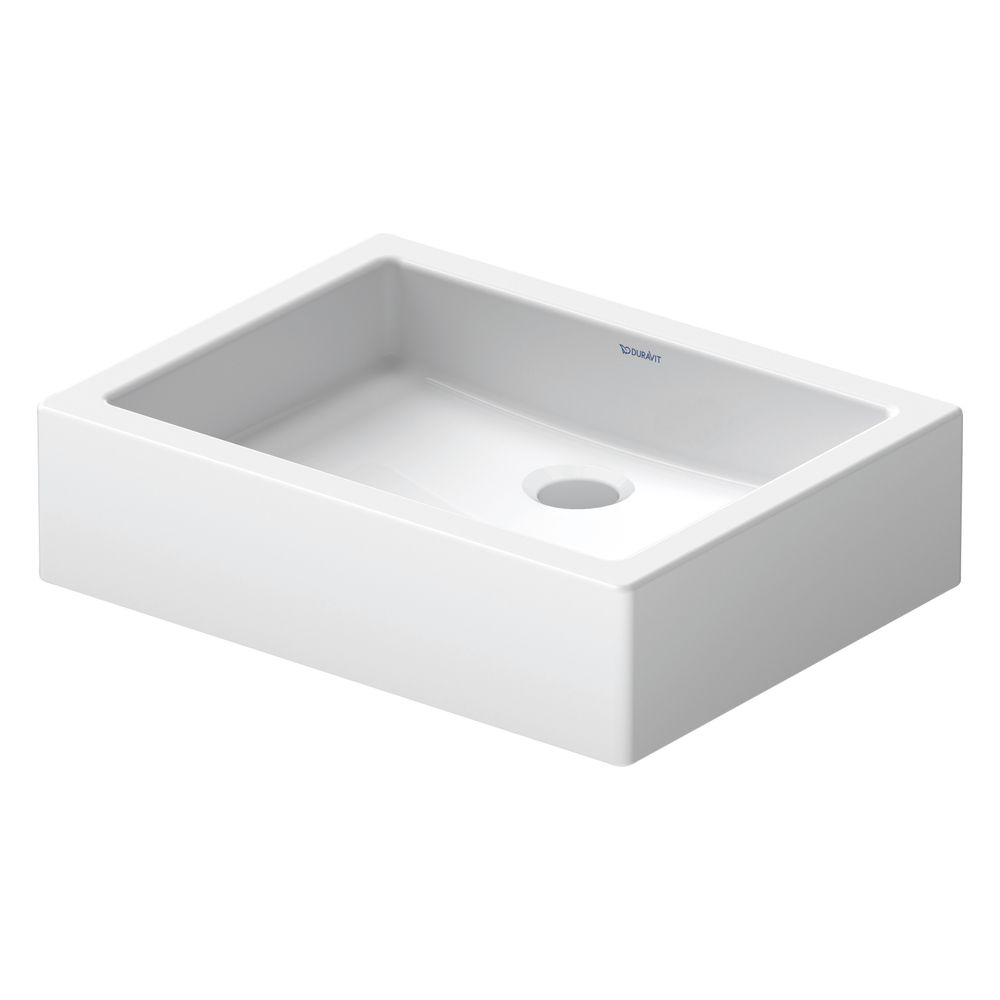 Duravit Vero Aufsatzbecken 500mm, Weiß Hochglanz, WonderGliss, Rechteckig, ohne Üb... DURAVIT-04555000001 4021534317347 (Abb. 4)