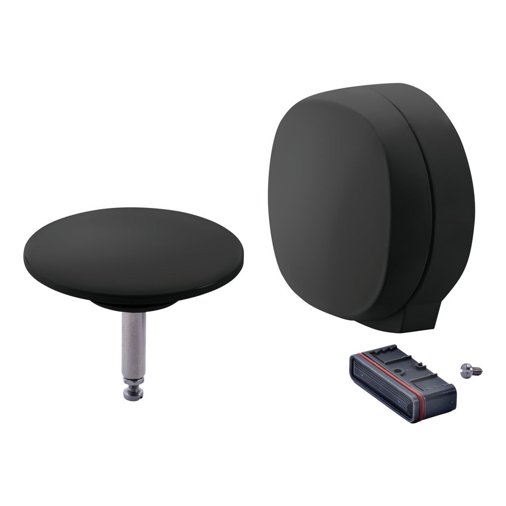 Duravit Ausstattungs-Set, Mattschwarz, inklusive Drehgriff, Abdeckung Wannenei... DURAVIT-792524000004600 4067116313918 (Abb. 1)