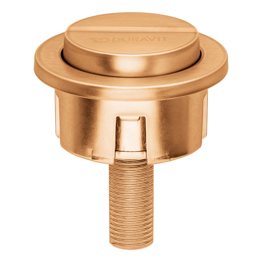 Duravit Spülkasten Drücker 135x115mm, Dual Flush, Kunststoff, Bronze gebürstet, Bed... DURAVIT-0074610400 4067116319392 (Abb. 1)
