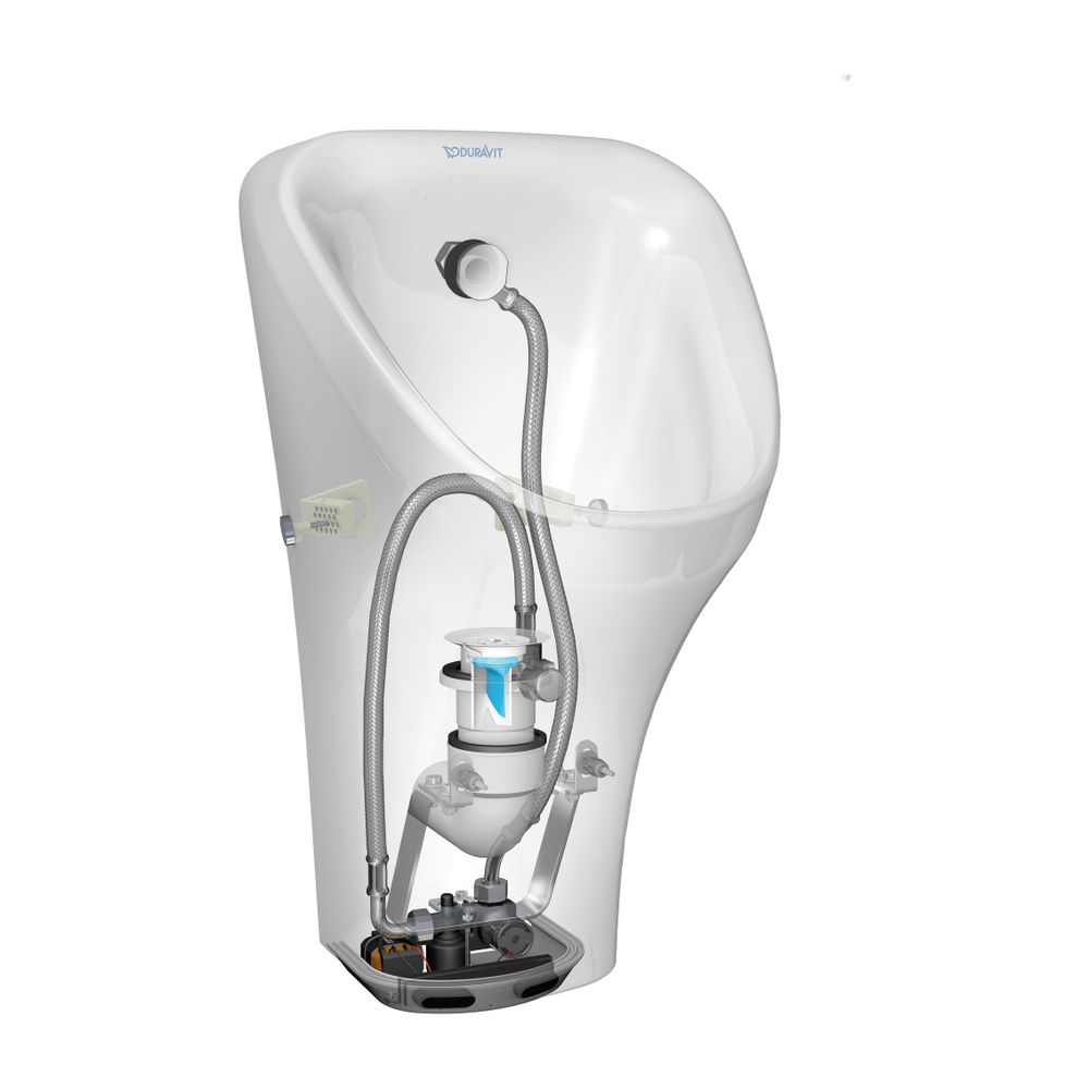 Duravit DuraStyle Urinal 340x300x560mm Weiß Hochglanz WonderGliss, Rimless, Verdrä... DURAVIT-28063000001 4021534863882 (Abb. 1)