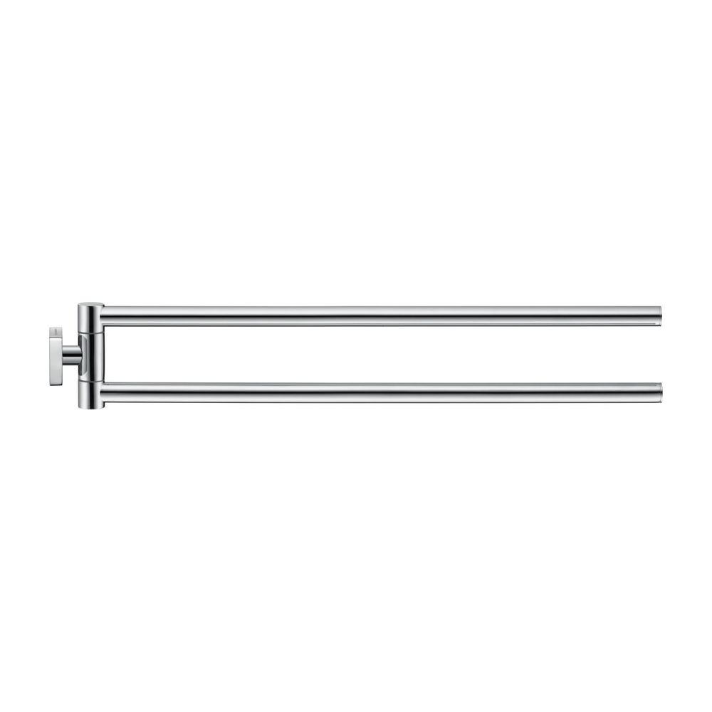 Duravit Karree Handtuchhalter 68x450x75mm, Chrom, Messing, 2 Arme, mit Befestigungs... DURAVIT-0099581000 4021534901133 (Abb. 1)