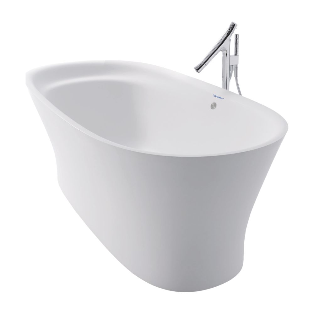 Duravit Cape Cod Badewanne 507x885x1855mm, Mattweiß, Oval, Freistehend, 2 Rück... DURAVIT-700330000000000 4021534894008 (Abb. 3)