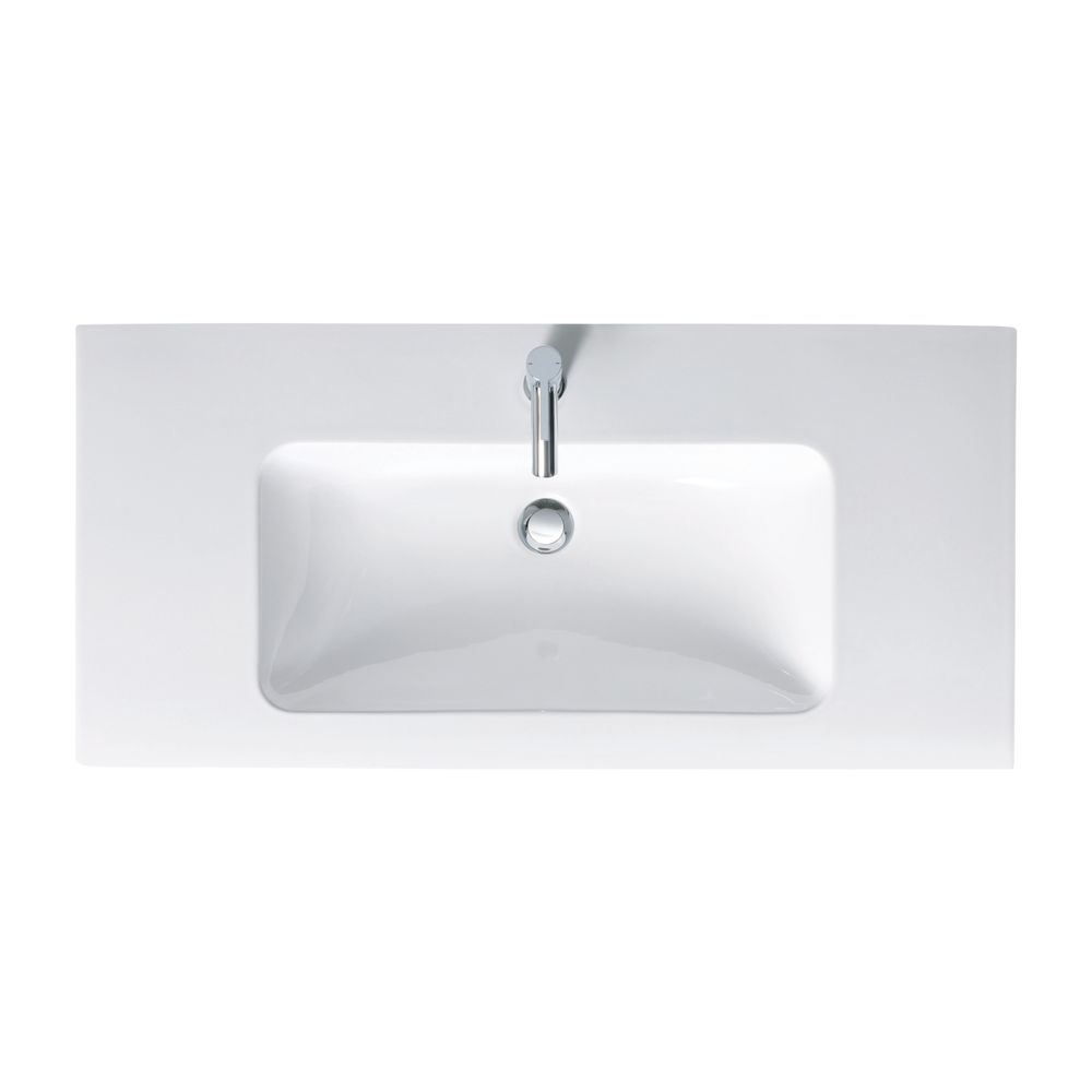 Duravit ME by Starck Waschtisch 490x1030x175mm WonderGliss Weiß Hochglanz, Rechtec... DURAVIT-23361000001 4053424021409 (Abb. 2)