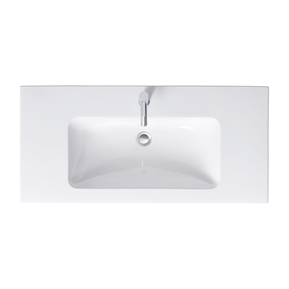 Duravit ME by Starck Waschtisch 490x1030x175mm WonderGliss Weiß Hochglanz, Rechtec... DURAVIT-23361000001 4053424021409 (Abb. 3)