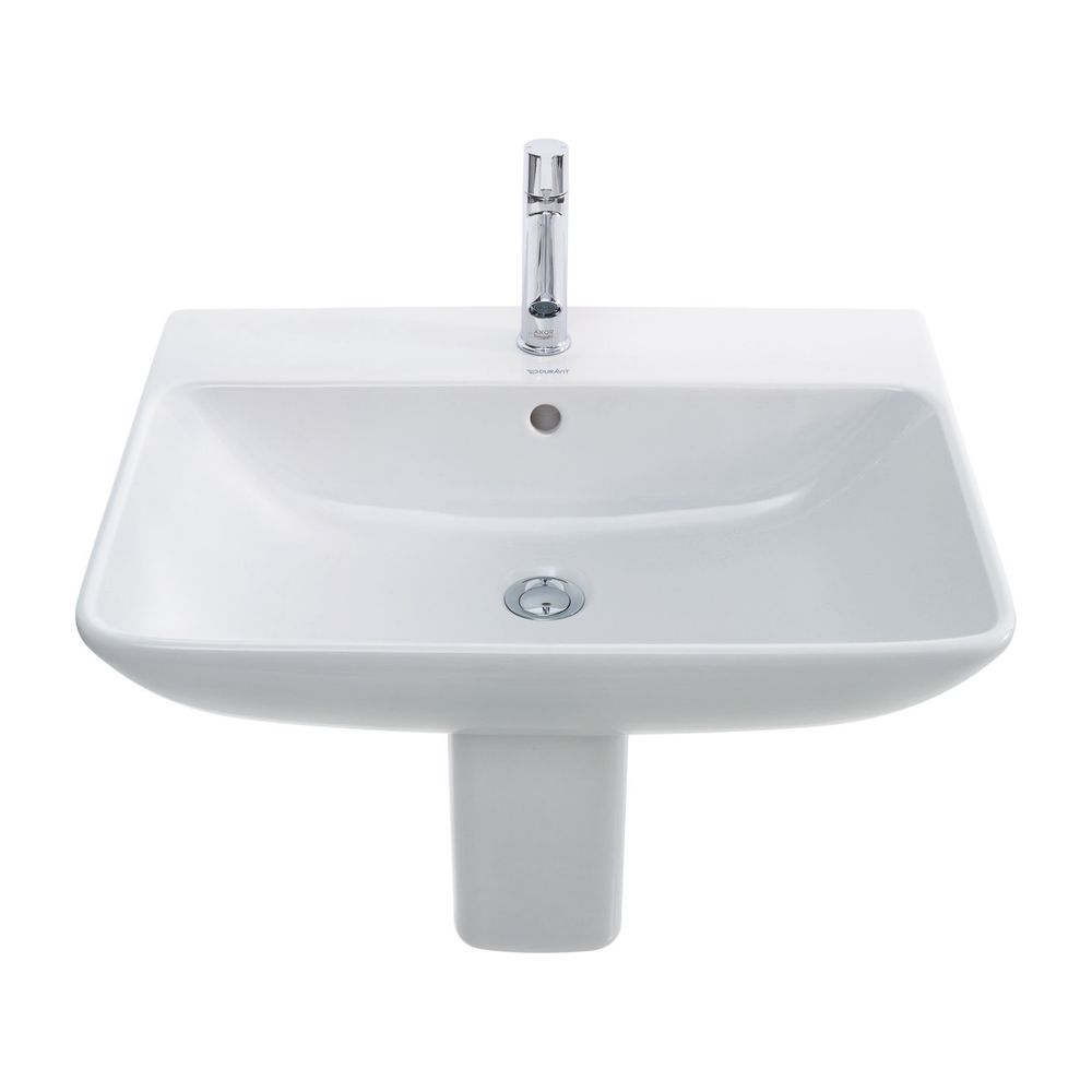 Duravit ME by Starck Waschtisch 490x650x180mm wandhäng., Weiß Hochglanz, Rechteckig... DURAVIT-2335650000 4021534966613 (Abb. 3)