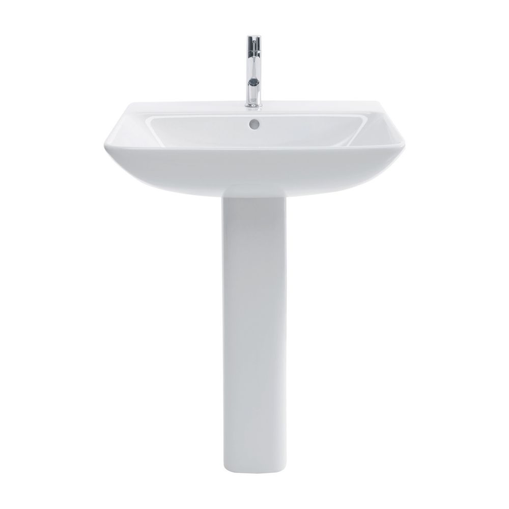 Duravit ME by Starck Waschtisch 490x650x180mm wandhäng., Weiß Hochglanz, Rechteckig... DURAVIT-2335650000 4021534966613 (Abb. 4)