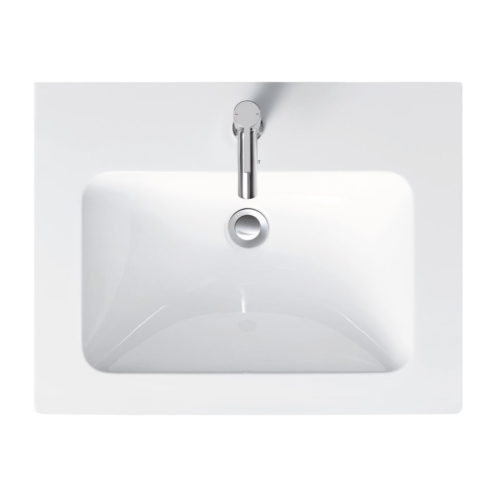 Duravit ME by Starck Waschtisch 490x630x180mm, Weiß Hochglanz, Rechteckig, 1 Waschp... DURAVIT-2336630000 4053424052014 (Abb. 7)