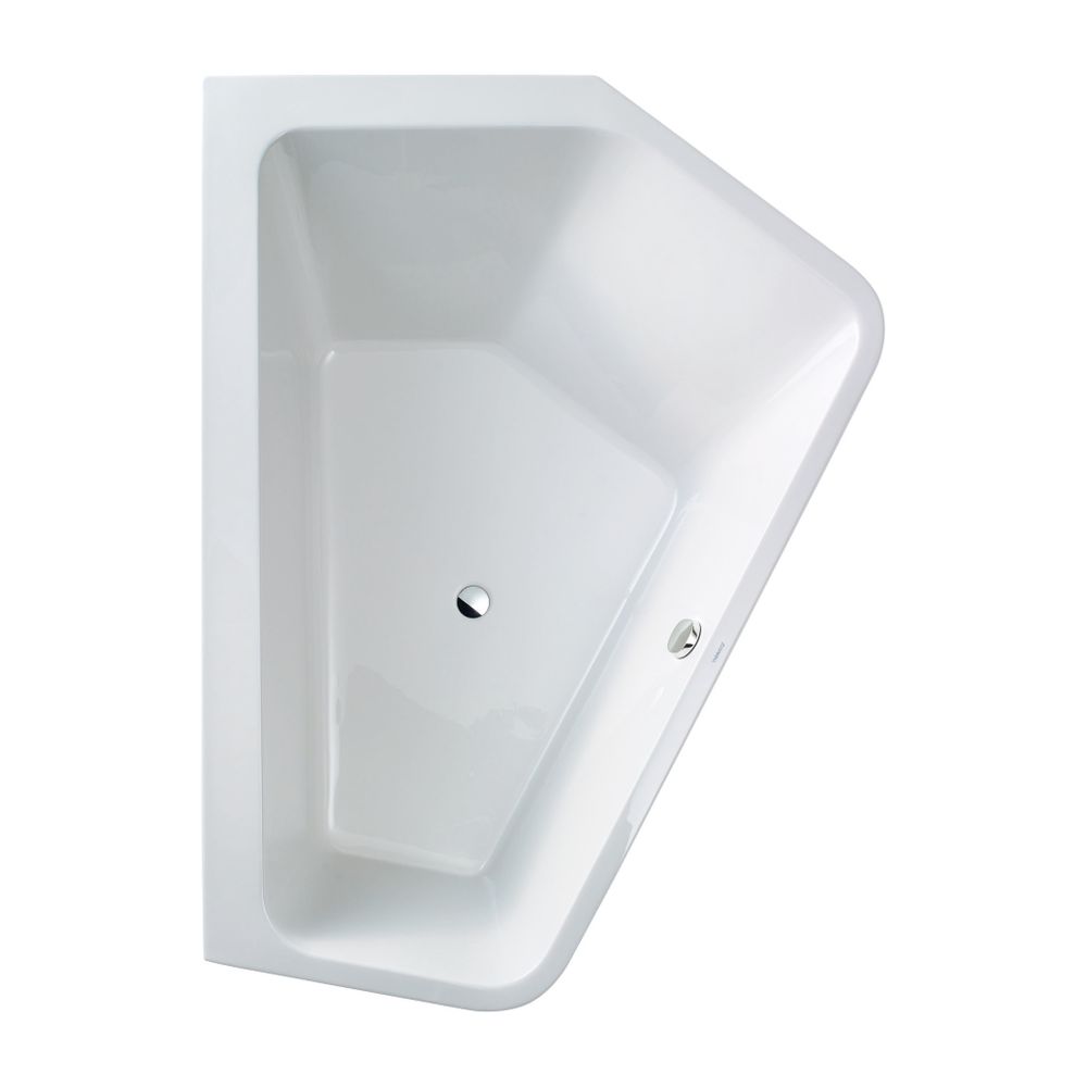 Duravit Paiova Badewanne 5 460x1300x1770mm, 205l, Weiß glänzend, Fünfeck, Ecke... DURAVIT-700395000000000 4021534992728 (Abb. 2)