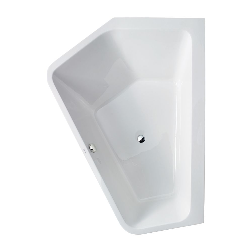 Duravit Paiova Badewanne 5 460x1300x1770mm, 205l, Weiß glänzend, Fünfeck, Ecke... DURAVIT-700394000000000 4021534992698 (Abb. 1)