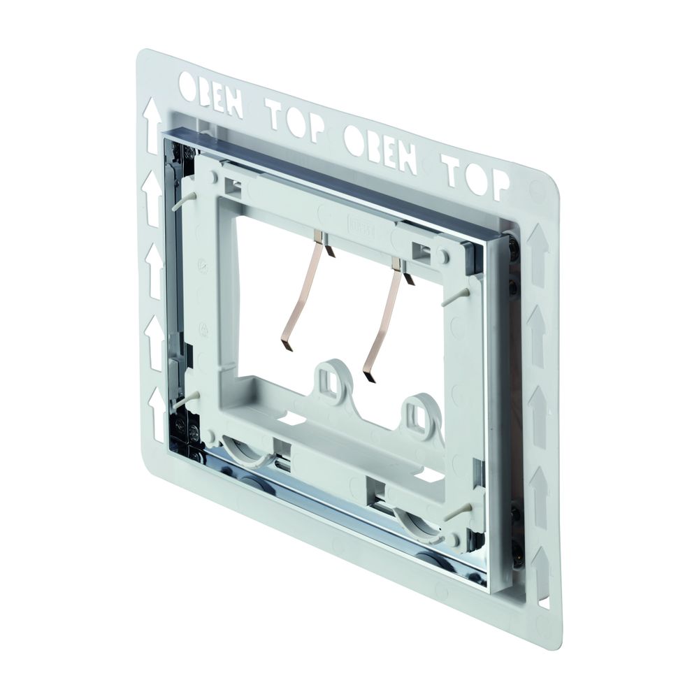 Duravit DuraSystem Einbaurahmen, Trockenbau, Montiert, flächenbündig, Chrom Hochg... DURAVIT-WD6001021000 4053424507415 (Abb. 1)
