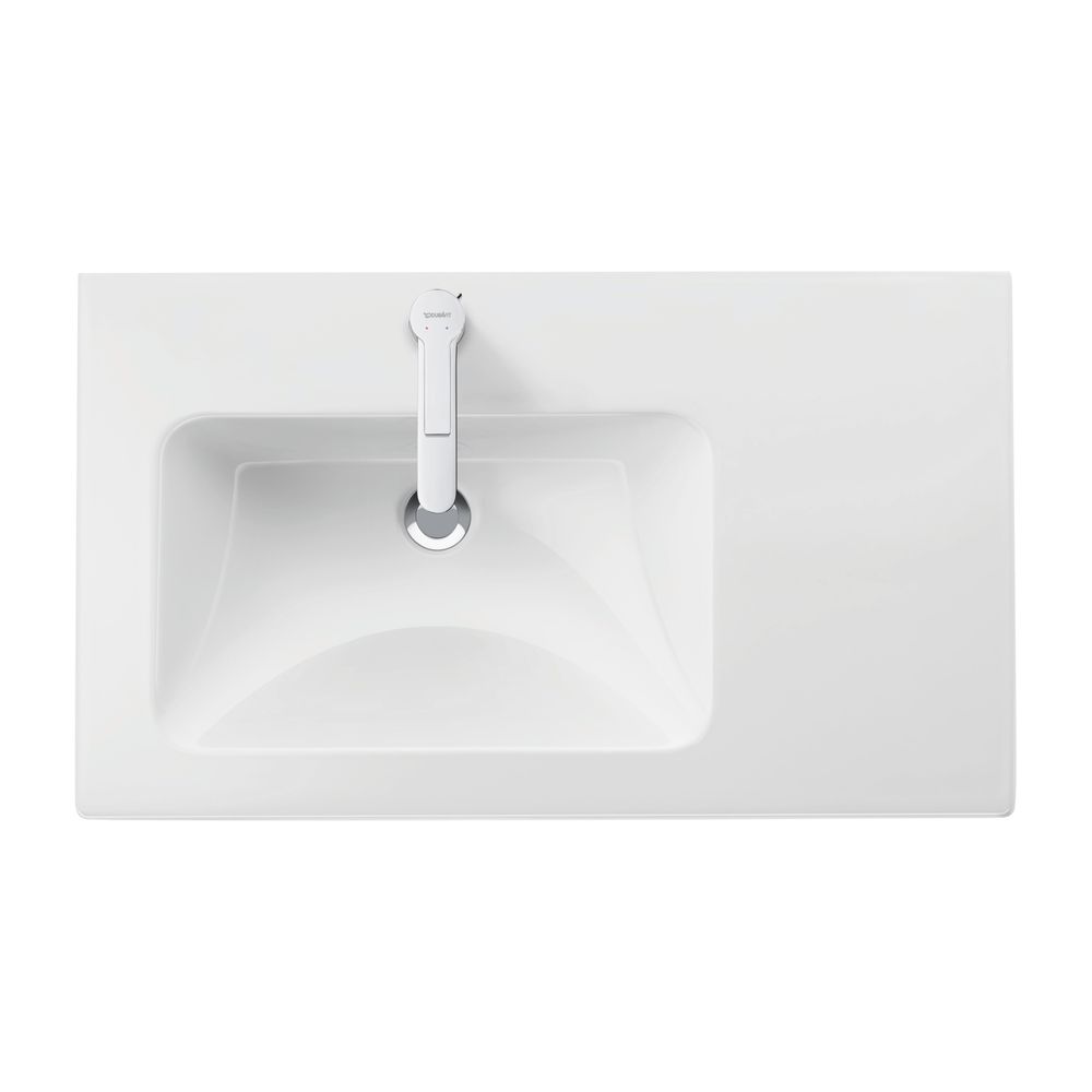Duravit ME by Starck Waschtisch 490x830x180mm, Weiß Seidenmatt, Rechteckig, 1 Wasch... DURAVIT-2345833200 4053424893280 (Abb. 2)