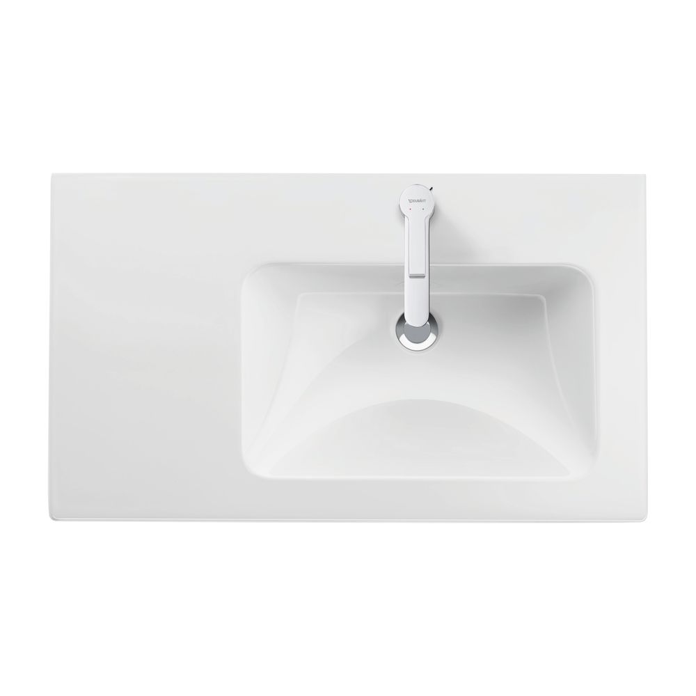 Duravit ME by Starck Waschtisch 490x830x180mm, Weiß Seidenmatt, Rechteckig, 1 Wasch... DURAVIT-2346833200 4053424893341 (Abb. 3)