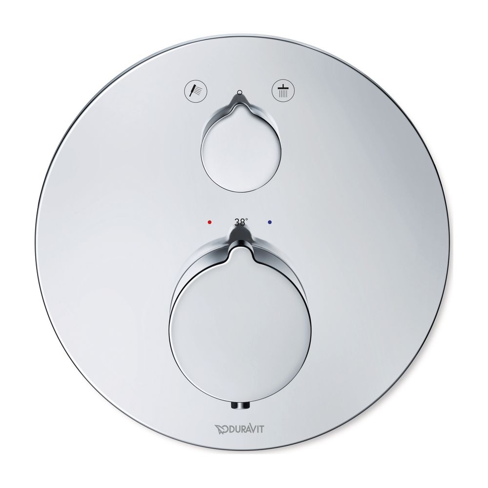 Duravit C.1 Brausethermostat Unterputz, Anzahl Verbraucher 2, Chrom Hochglanz, 20... DURAVIT-C14200014010 7612158492359 (Abb. 2)