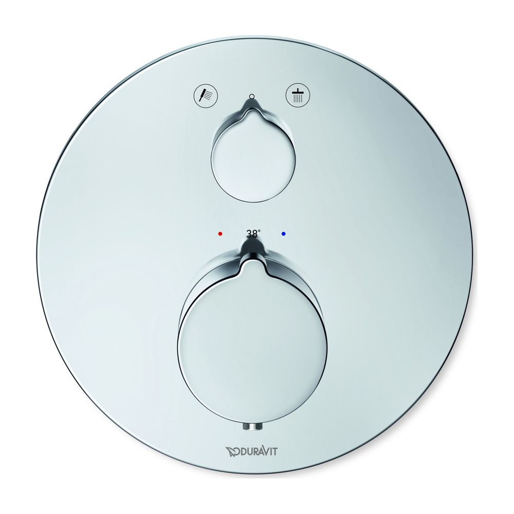 Duravit C.1 Brausethermostat Unterputz, Anzahl Verbraucher 2, Chrom Hochglanz, 20... DURAVIT-C14200014010 7612158492359 (Abb. 3)