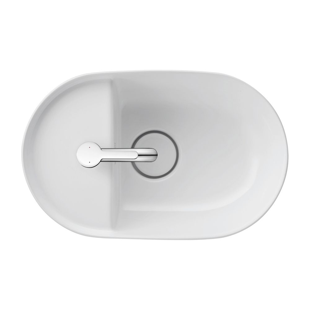 Duravit Luv Aufsatzbecken 420mm, Weiß Hochglanz, DuraCeram, Oval, mit HLB, ohne Übe... DURAVIT-0381420000 4053424177182 (Abb. 4)