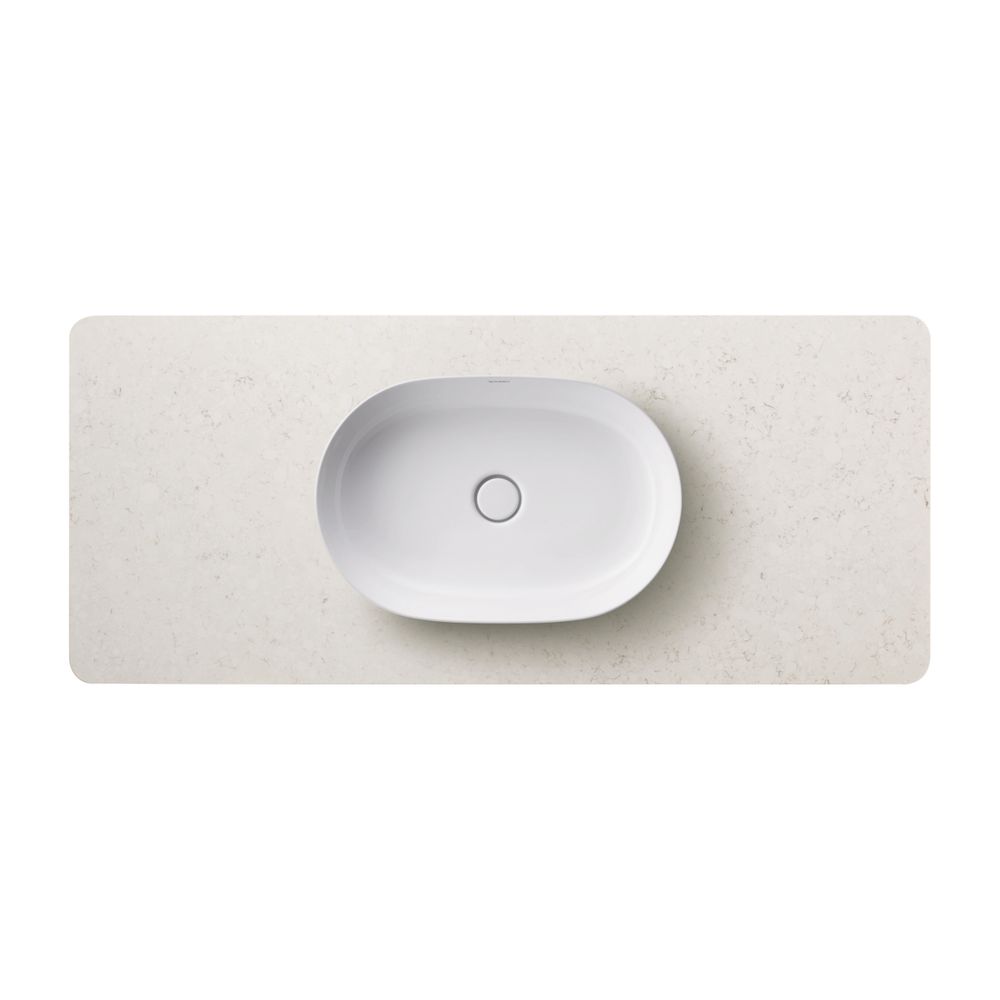 Duravit Luv Aufsatzbecken 600mm, Weiß Hochglanz, WonderGliss, DuraCeram, Oval, ohn... DURAVIT-03796000001 4053424177151 (Abb. 7)