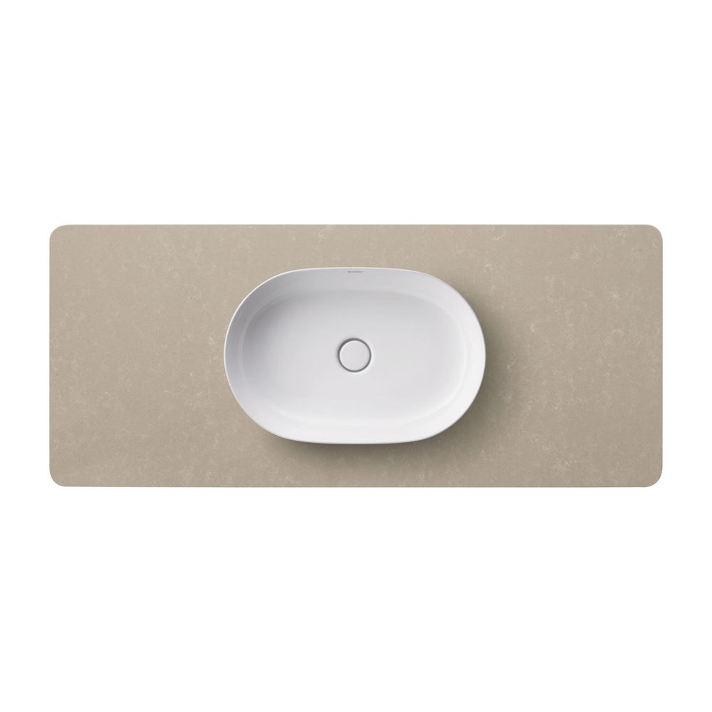 Duravit Luv Aufsatzbecken 600mm, Weiß Hochglanz, WonderGliss, DuraCeram, Oval, ohn... DURAVIT-03796000001 4053424177151 (Abb. 8)