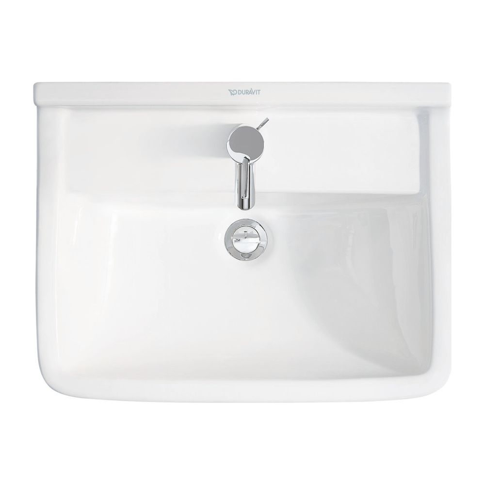 Duravit Starck 3 Waschtisch 430x550x225mm wandhäng., Weiß Hochglanz, Rechteckig, 1 ... DURAVIT-0300550000 4021534222955 (Abb. 2)