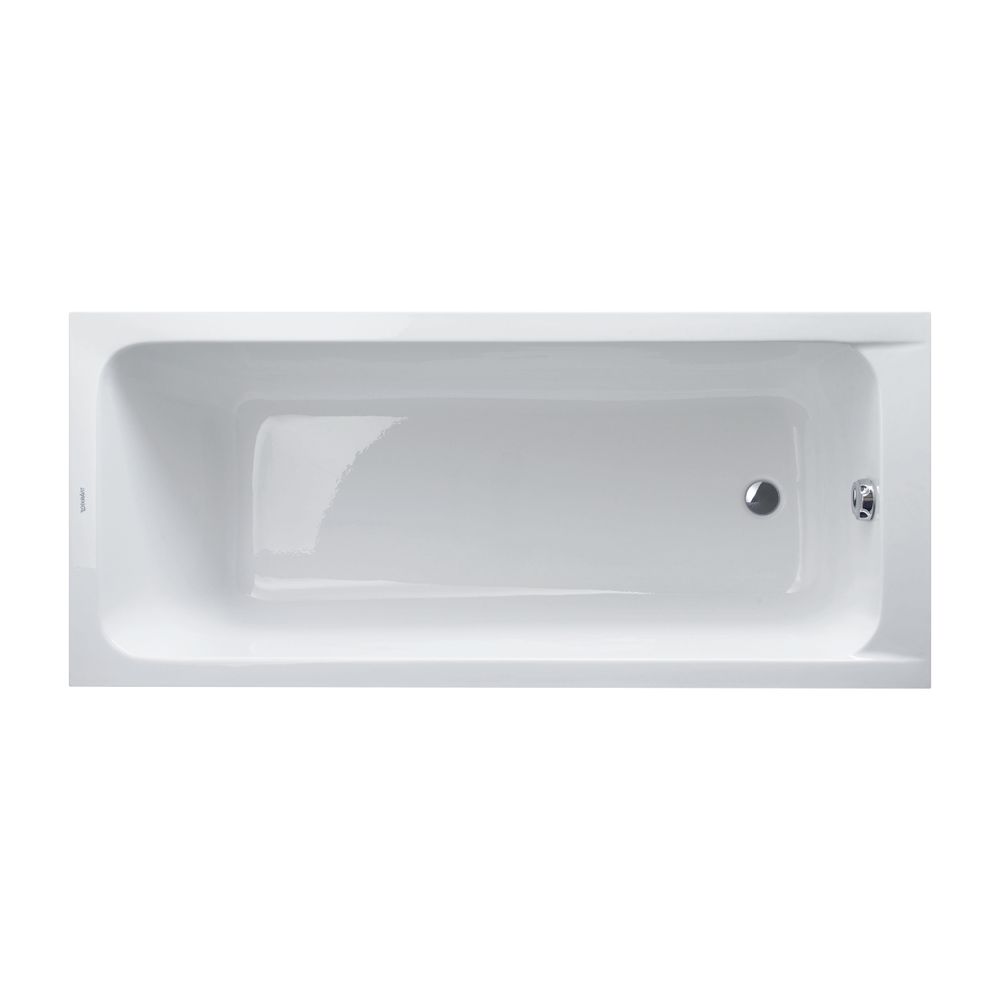 Duravit D-Code Badewanne 420x700x1700mm, Weiß glänzend, Rechteckig, Einbau, Ab... DURAVIT-700098000000000 4021534386459 (Abb. 1)
