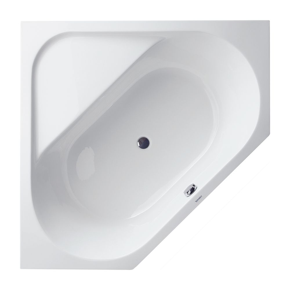 Duravit D-Code Badewanne 420x1400x1400mm, Weiß glänzend, Fünfeck, Einbau, 2 Rü... DURAVIT-700137000000000 4021534394287 (Abb. 2)