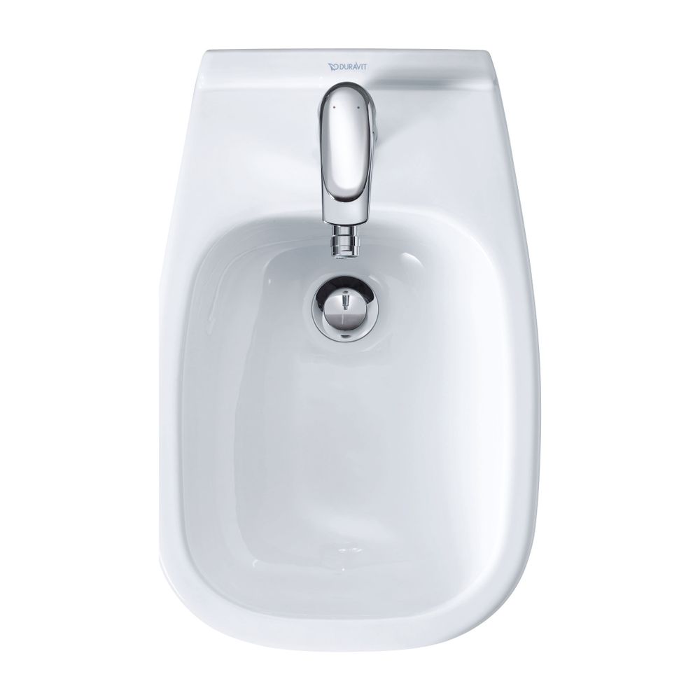 Duravit D-Code Wandbidet 545x355x350mm, Weiß Hochglanz, 1 HL, mit HLB/Überlauf... DURAVIT-2257150000 4021534863042 (Abb. 2)