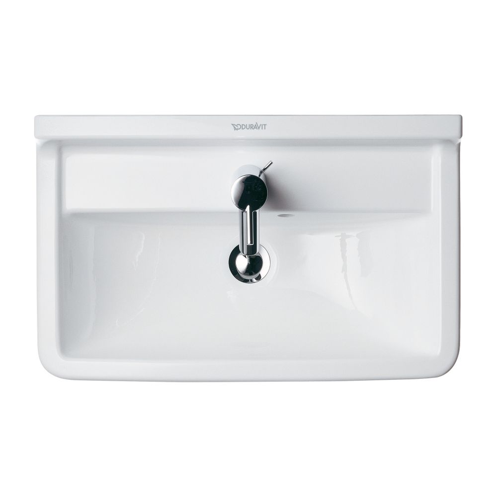 Duravit Starck 3 Waschtisch 485x650x235mm wandhäng., Weiß Hochglanz, Rechteckig, 1 ... DURAVIT-0300650000 4021534222788 (Abb. 1)