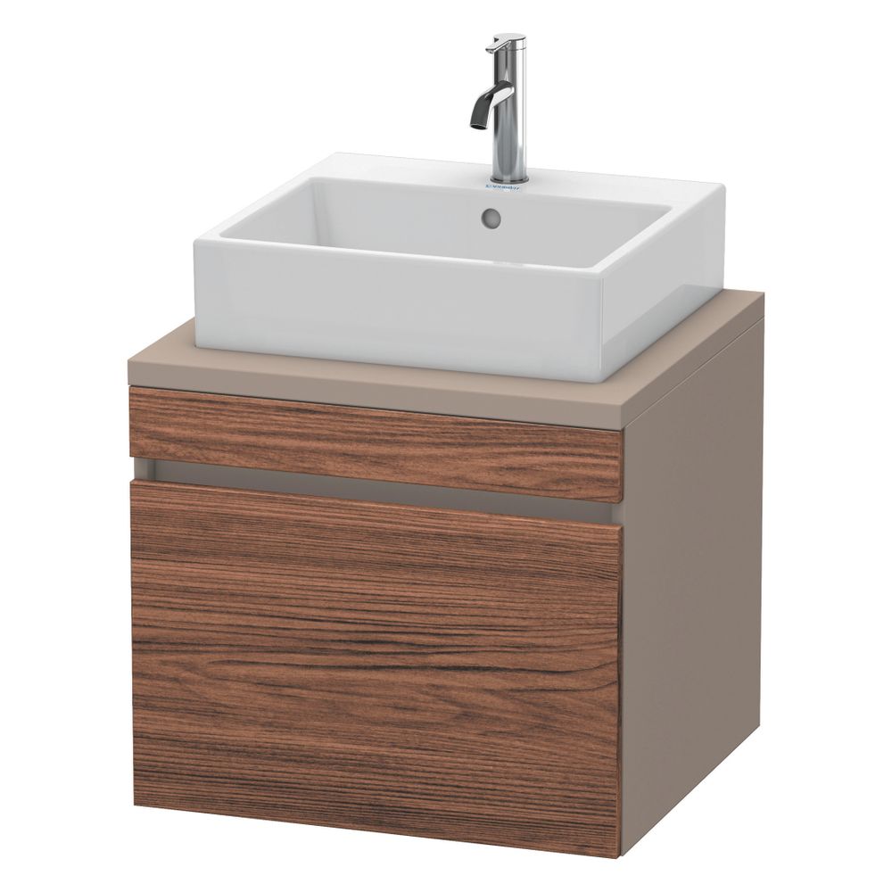 Duravit DuraStyle Konsolenwaschtischunterbau wandh 548x600x512mm ohne KSP Nussb. d... DURAVIT-DS531002143 4053424622828 (Abb. 4)