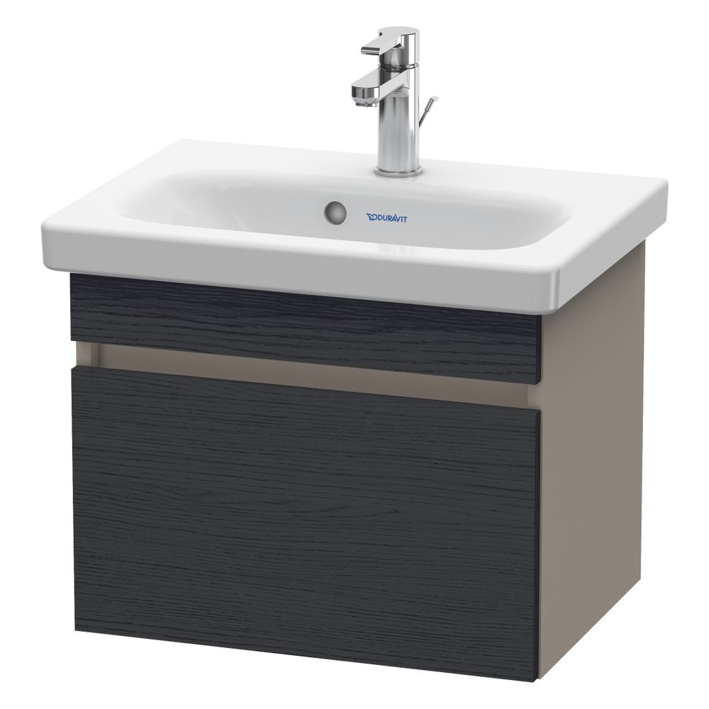 Duravit DuraStyle Waschtischunterbau wandh. 368x500x398mm Compact Eiche Mattschwar... DURAVIT-DS630301643 4063382149862 (Abb. 4)